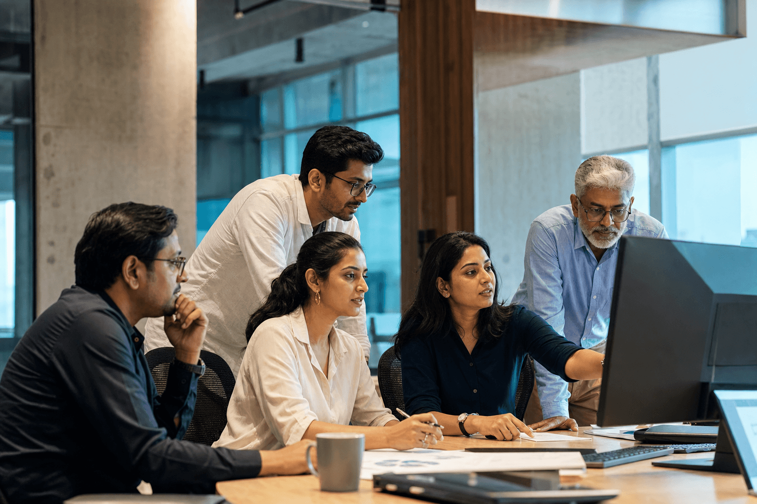 HR teams using connected workforce information